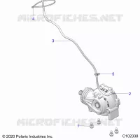 TREN, GEARCASE MOUNTING, FRONT