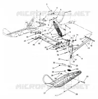 SUSPENSIÓN DELANTERA AND ESQUÍ WIDETRAK LX 0952064 AND  EUROPEAN WIDETRAK LX E952 (4928942894B002)