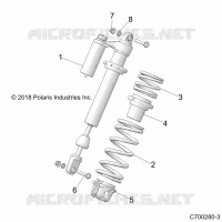 SUSPENSION, CHOQUE FRONTAL MOUNTING