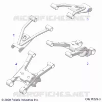 SUSPENSION TRASERA CONTROL ARMS