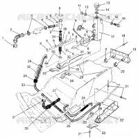 SISTEMA DE REFRIGERACIÓN 600 XCR 0961676 and EUROPEAN 600 XCR E961676 (4932123212B003)
