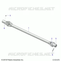 TREN, PROP SHAFT, FRONT