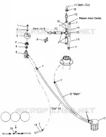 SISTEMA DE COMBUSTIBLE SLTX B964590 and Intl. SLTX I964590 (4935783578A010)