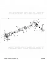 TREN, FRONT GEARCASE INTERNALS