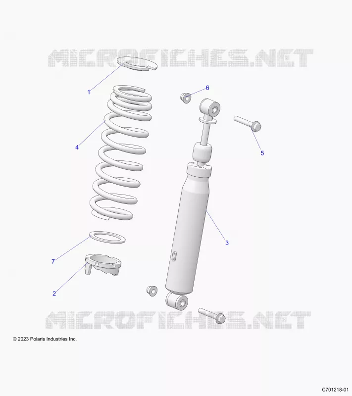SUSPENSION, CHOQUE FRONTAL MOUNTING