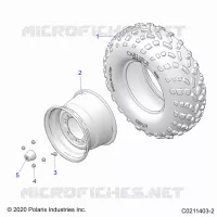 RUEDAS, REAR TIRE
