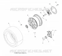 RUEDAS, REAR and HUB