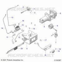 CHASSIS, CABRESTANTE