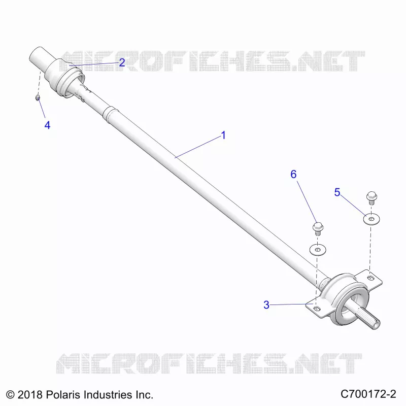 TREN, REAR PROP SHAFT