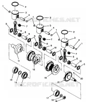 PISTÓN Y CIGÜEÑAL 600 XCR 0941667 (4927092709036A)