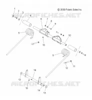 SUSPENSION, TRASERO ARM PAR and PIVOT ARM