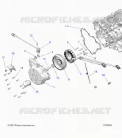 ENGINE, STATOR AND FLYRUEDA