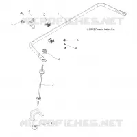 SUSPENSION, BARRA DE TORSIÃ“N, REAR