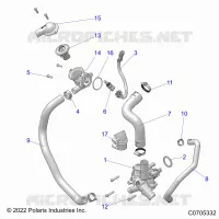 MOTOR, WATERPUMP AND BYPASS