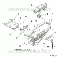 PARACHOQUES DELANTERO, W/WINCH