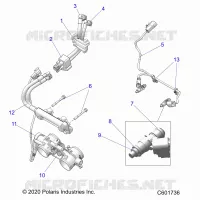 SISTEMA DE COMBUSTIBLE, RAIL, LINES AND THROTTLE BODY