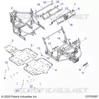 CHASSIS, MAIN FRAME AND ESQUÃD PLATES/BW