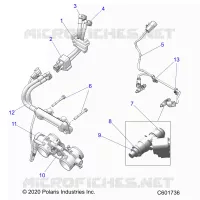 SISTEMA DE COMBUSTIBLE, RAIL, LINES AND THROTTLE BODY