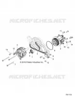 ENGINE, ALTERNADOR AND COMPRESSOR