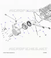 ENGINE, STATOR AND FLYRUEDA