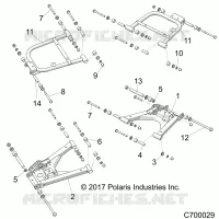 SUSPENSION TRASERA CONTROL ARMS