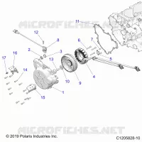 ENGINE, STATOR AND FLYRUEDA