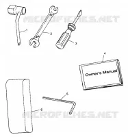 KIT DE HERRAMIENTA HURRICANE B974473 and Intl. HURRICANE I974473 (4941044104B012)