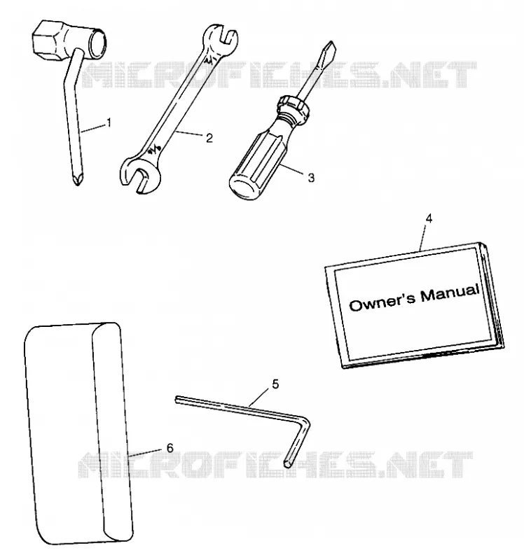KIT DE HERRAMIENTA HURRICANE B974473 and Intl. HURRICANE I974473 (4941044104B012)