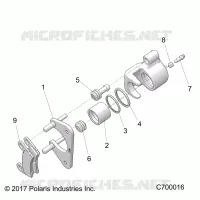 BRAKES, PINZA TRASERA