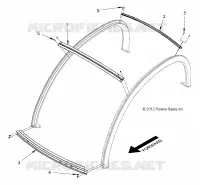 TECHO SUPPORTS, 2 PASSENGER