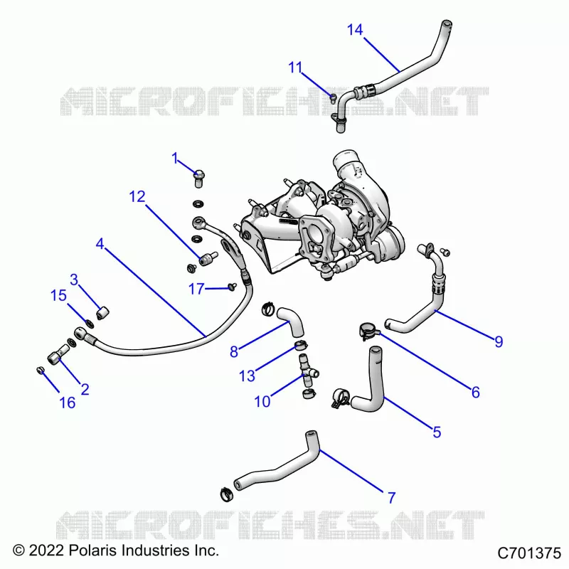 ENGINE, TURBO, COOLING AND OIL