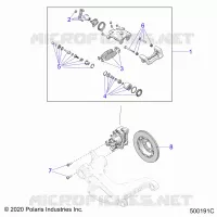 BRAKES, PINZA FRENO TRASEIRA
