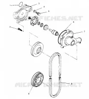 BOMBA DE AGUA XLT TOURING 0952857 and  EUROPEAN XLT TOURING E952857 (4929172917C009)