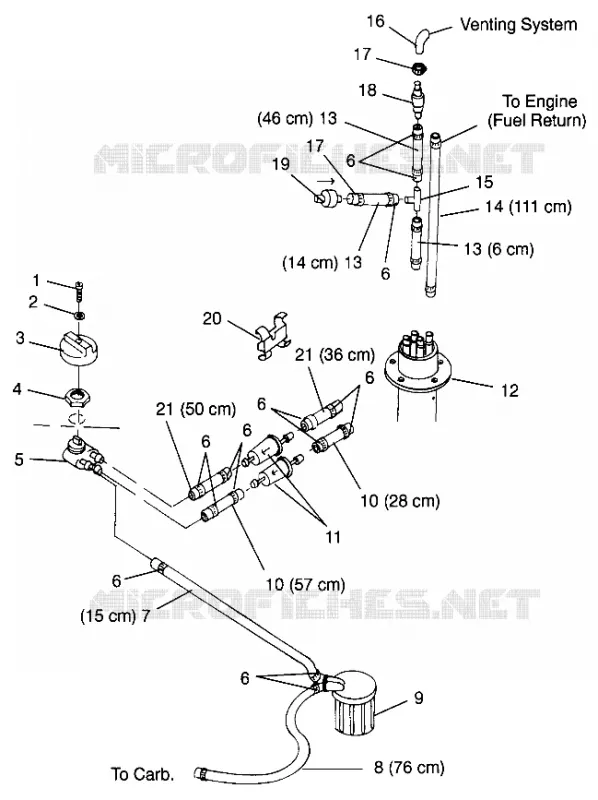 SISTEMA DE COMBUSTIBLE SLT 700 B964166 and  Intl. SLT 700 I964166 (4933923392A010)