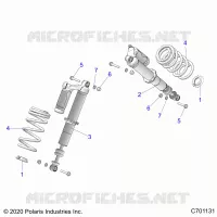SUSPENSION, CHOQUE FRONTAL MOUNTING