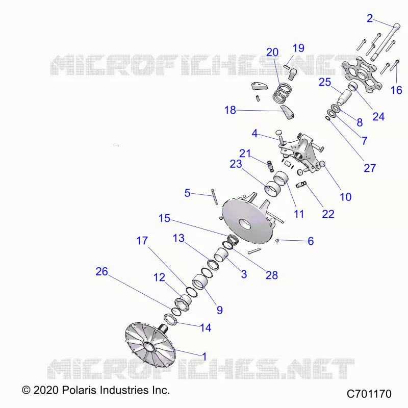 TREN, PRIMARY CLUTCH