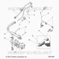 SISTEMA DE COMBUSTIBLE, RAIL, LINES AND THROTTLE BODY