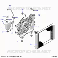 ENGINE, SISTEMA DE REFRIGERACIÃ“N, RADIATOR, FAN & OVERFLOW BOTTLE