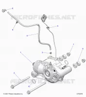 TREN, FRONT GEARCASE MOUNTING