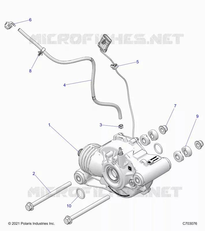 TREN, FRONT GEARCASE MOUNTING