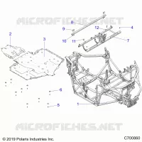 CHASSIS, MARCO PRINCIPAL AND SKID PLATES