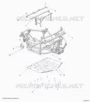 CHASSIS, MAIN FRAME AND ESQUÃD PLATES