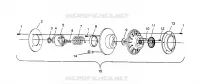 accionado de embrague CLASSIC TOURING 0963365 and EUROPEAN CLASSIC TOURING E963365 (4933623362C002)