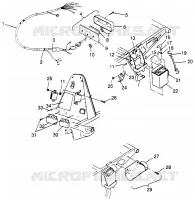 ELECTRICA/LUZ DE LA COLA SPORT 400L W97BA38C AND TRAIL BLAZER W97BA25C (4940124012C004)