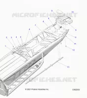 CHASIS, REAR, MISC. COVERS AND SNOWFLAP