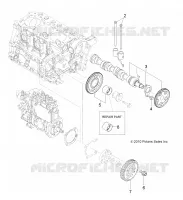 MOTOR, CAMSHAFT and DRIVING GEAR