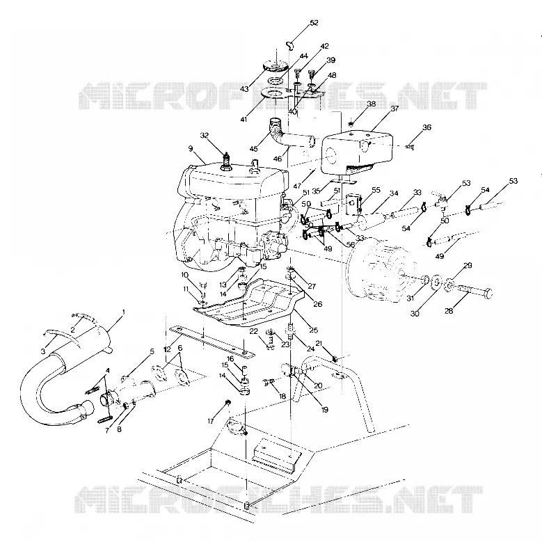MONTAJE DEL MOTOR LTR (4914141414027A)