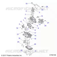 ENGINE, CRANKCASE AND CIGUEÑAL