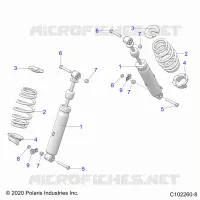 SUSPENSION, CHOQUE FRONTAL