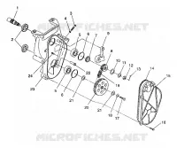 CADENACASE ASSEMBLY 500 EFI/0930674 AND  500 EFI SKS/0930574 (4922962296017A)